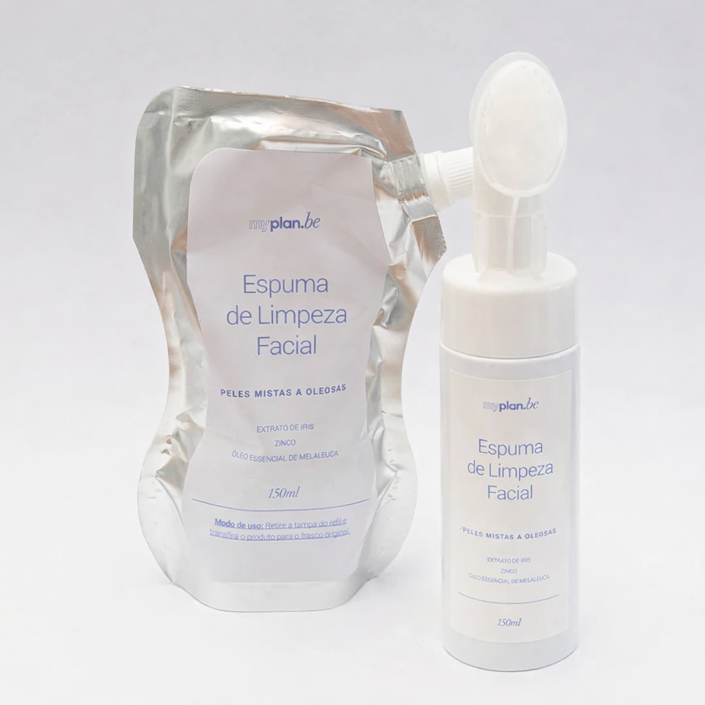 Kit Espuma de Limpeza Facial + Refil
